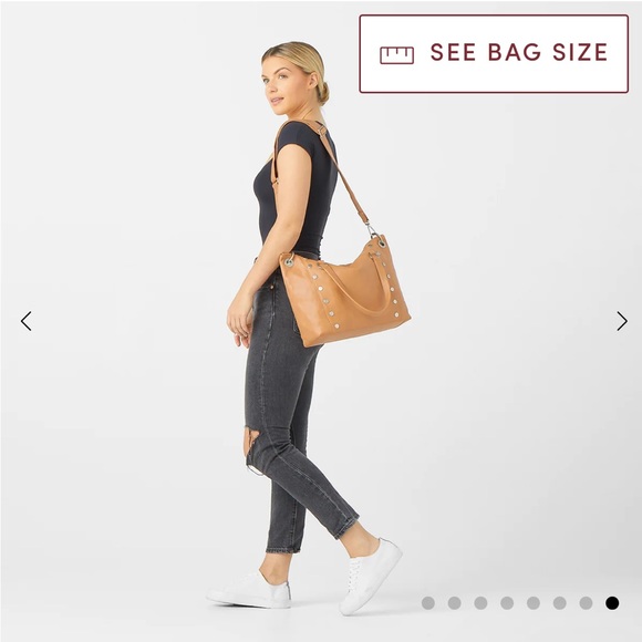 hammitt daniel large , NWT , almond tan / brushed silver - Picture 5 of 11